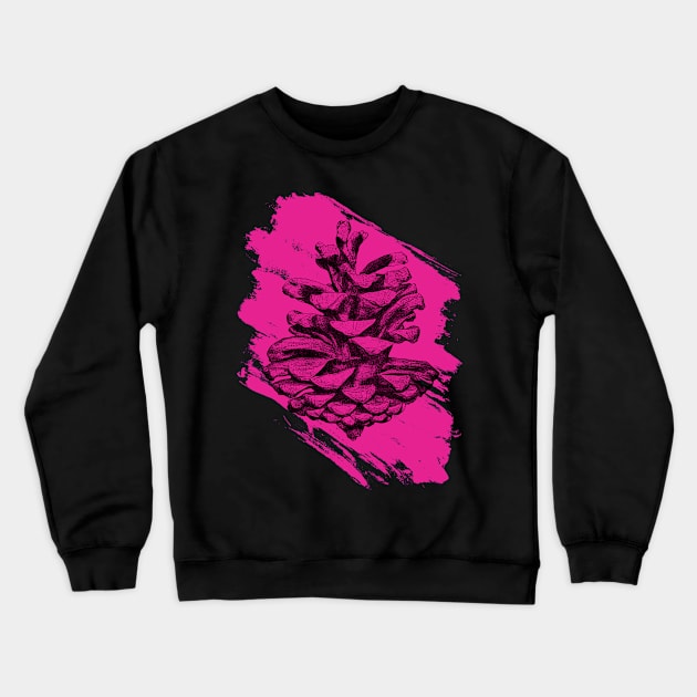 Pink pine cone Crewneck Sweatshirt by PallKris